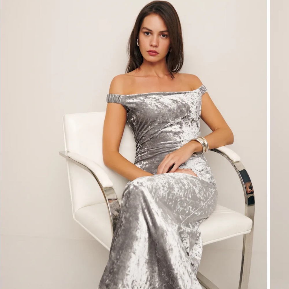 Reformation Ritz Velvet Dress